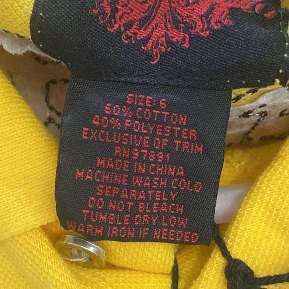 Red Ape Boys Short Sleeve Pole Style Shirt Size 6 - Picture 12 of 13